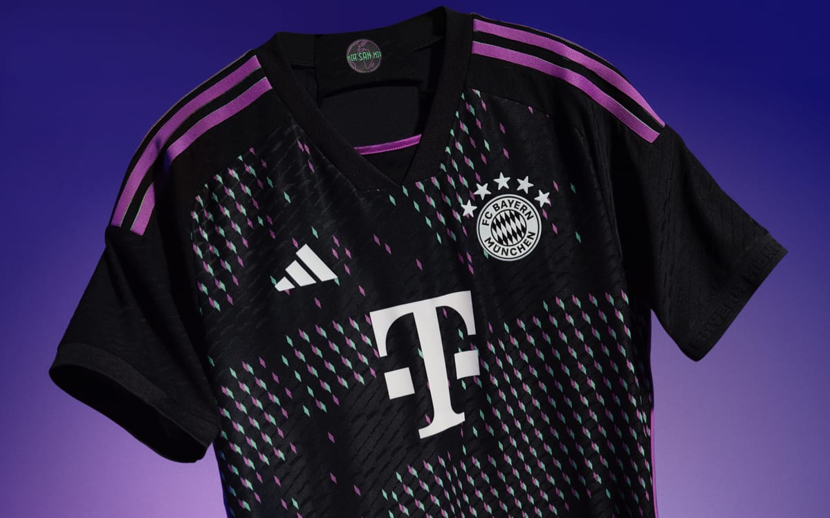 Visual of the FC Bayern 23/24 Away kit