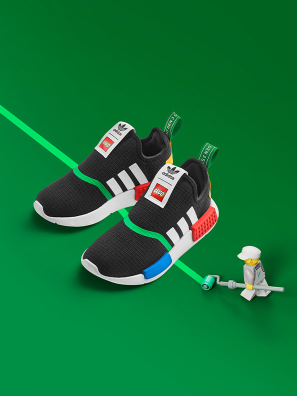 Product images of the new adidas LEGO® Classic collection