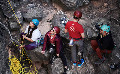 Adaptive Climbing Group reaching their summit