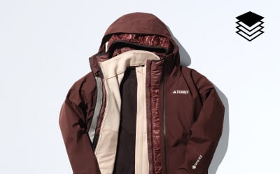 Bunda Brown Terrex Xperior gore-tex paclite rain