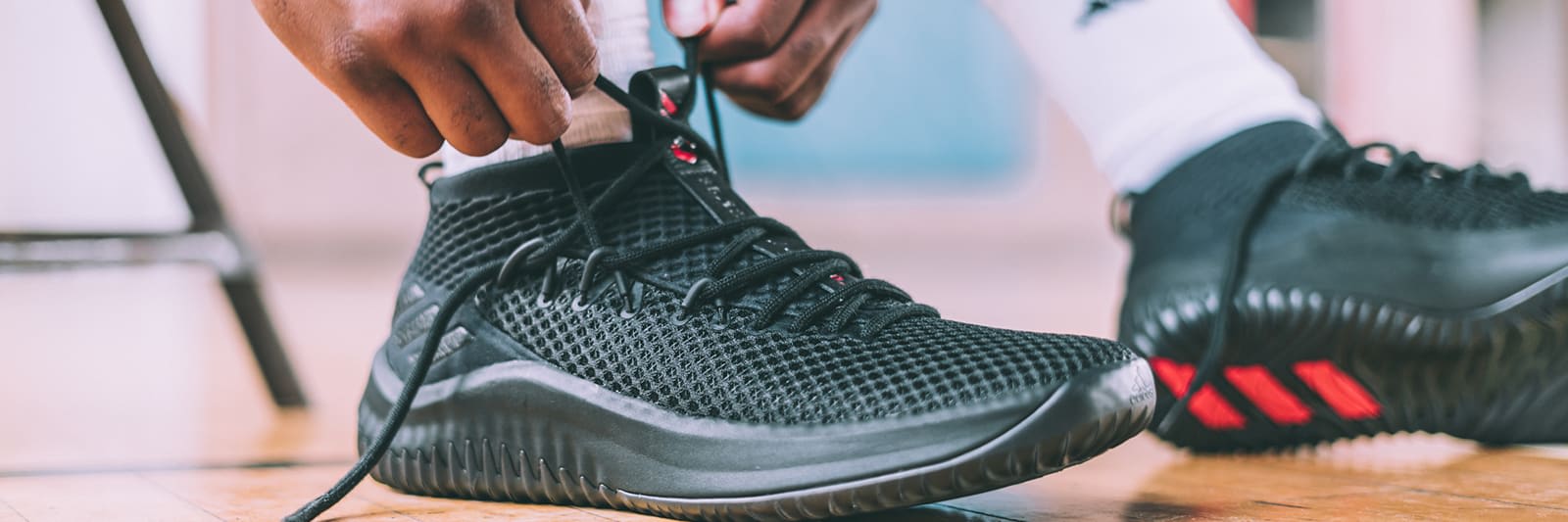 Lacing basketball shoes sales