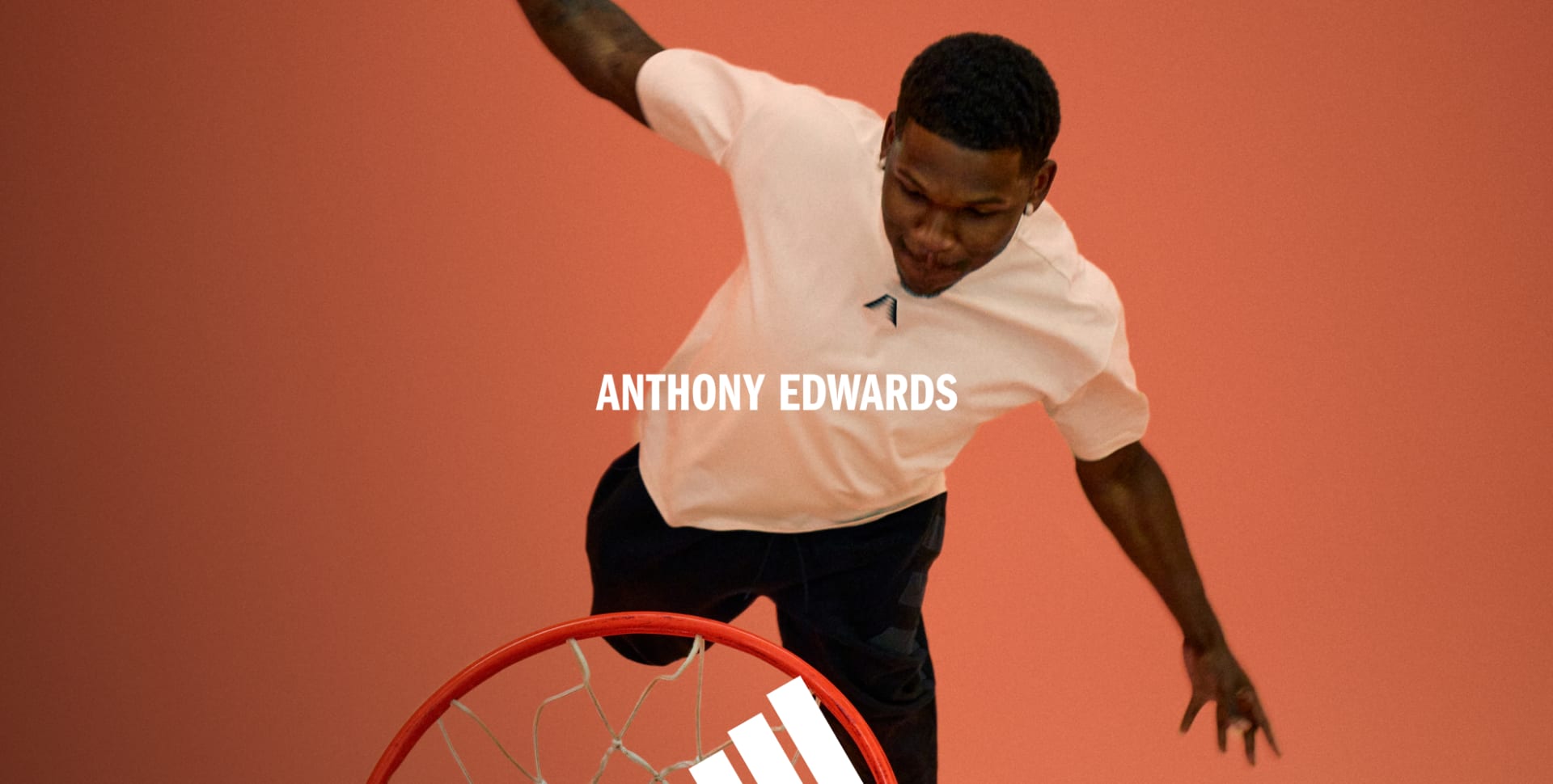 adidas Anthony Edwards 1 Acid Red Low Basketball Shoes - Red 
