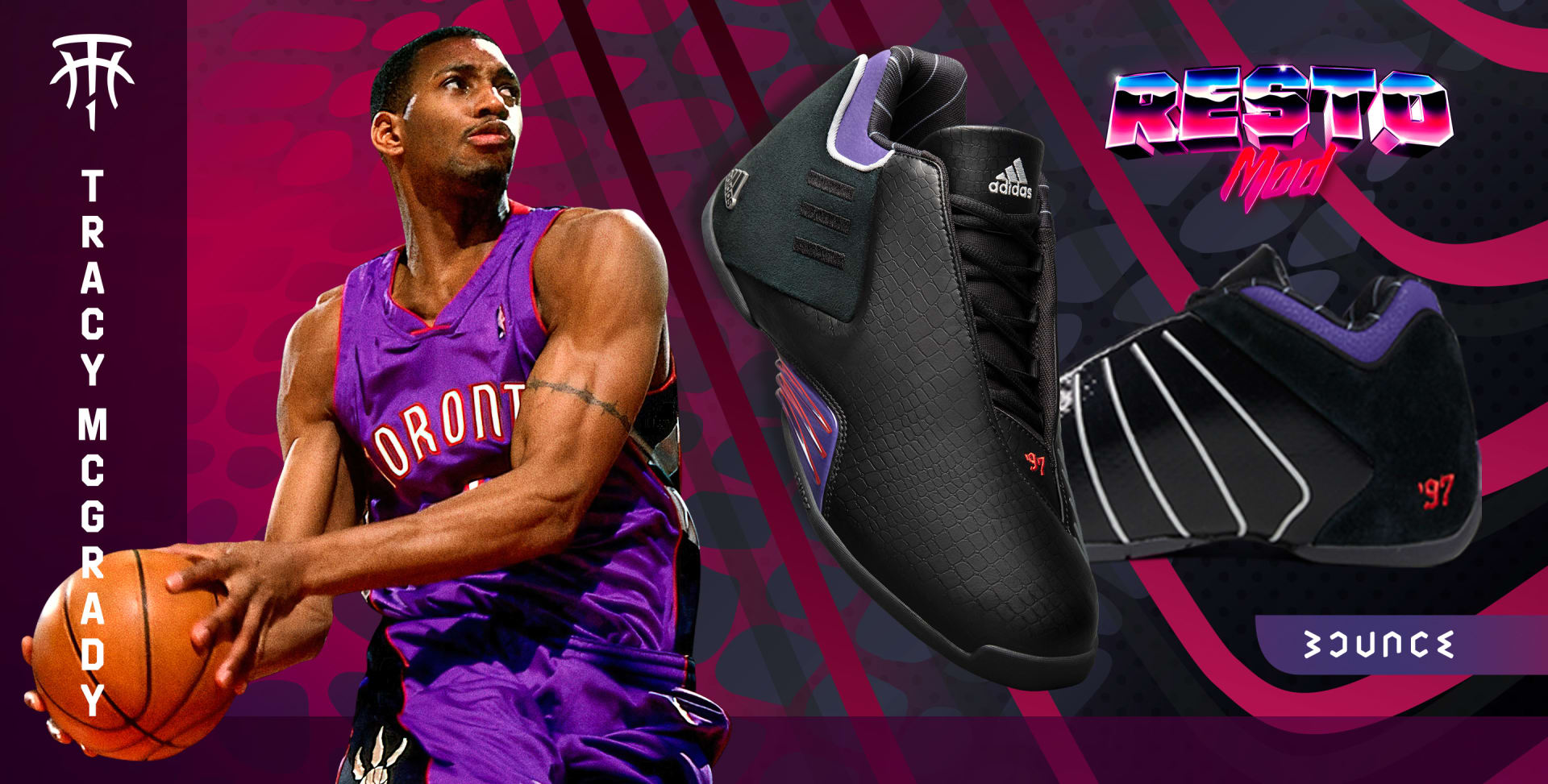 adidas T-Mac 3 Restomod Basketball Shoes - Black | Unisex Basketball adidas US