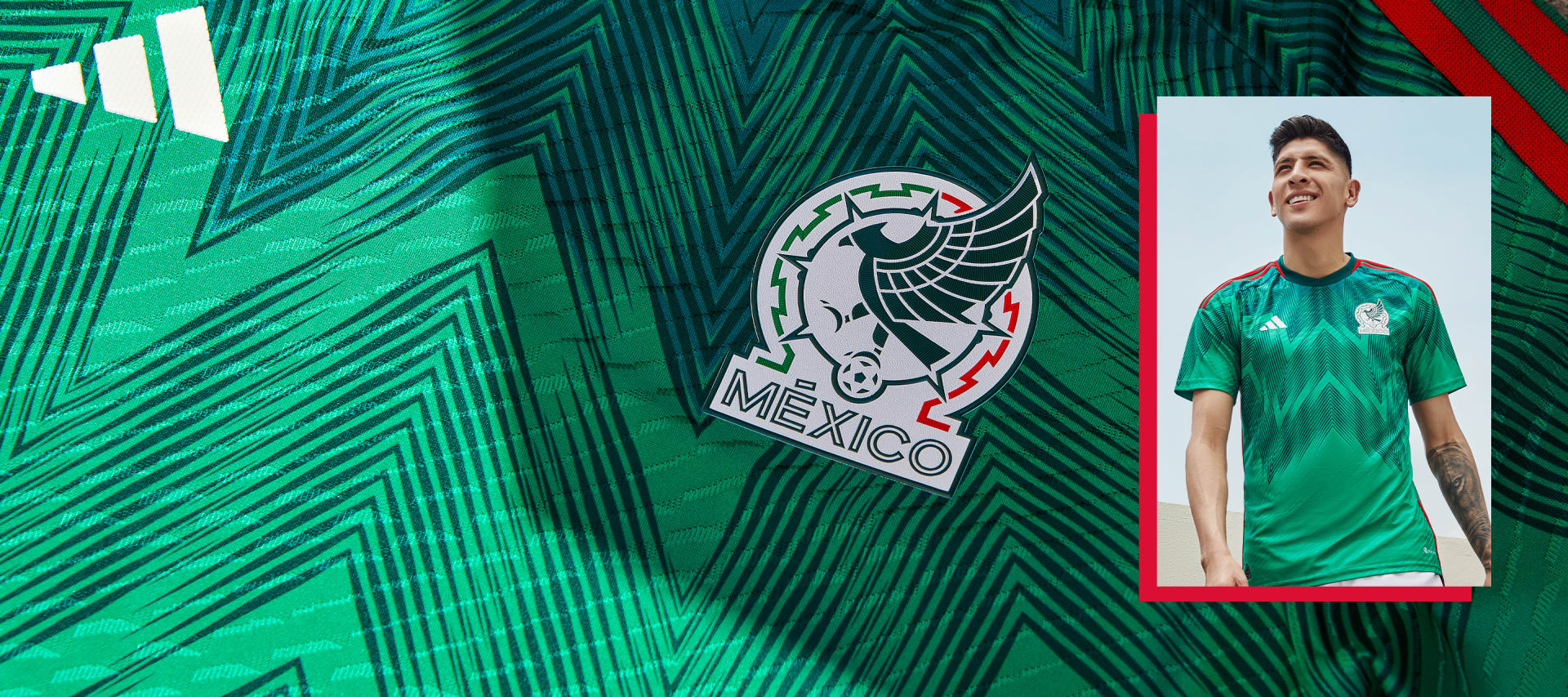 Camiseta primera equipación México 22 Authentic Verde adidas | adidas España