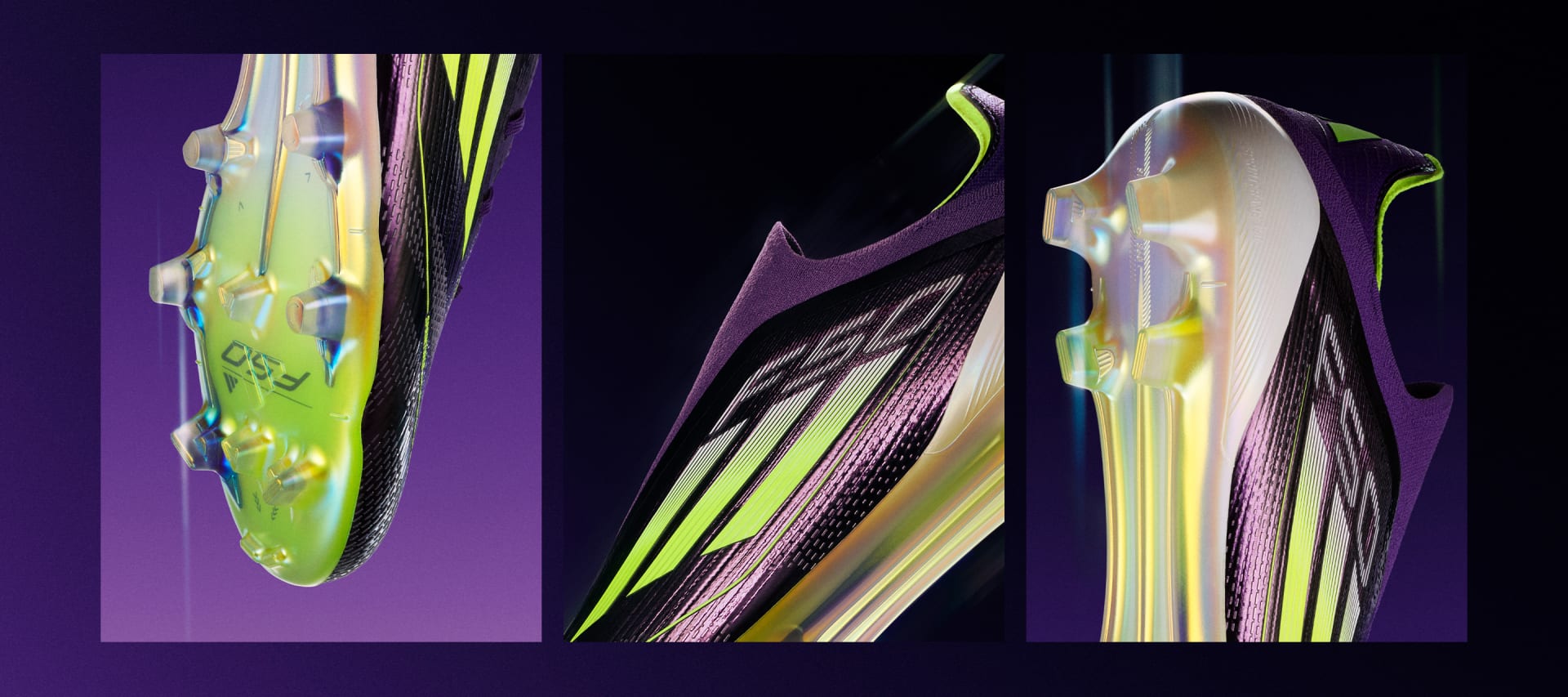 adidas Buty F50 Elite Laceless Fast Reborn FG - Fioletowy adidas Buty F50 Elite Laceless Fast Reborn FG - Fioletowy