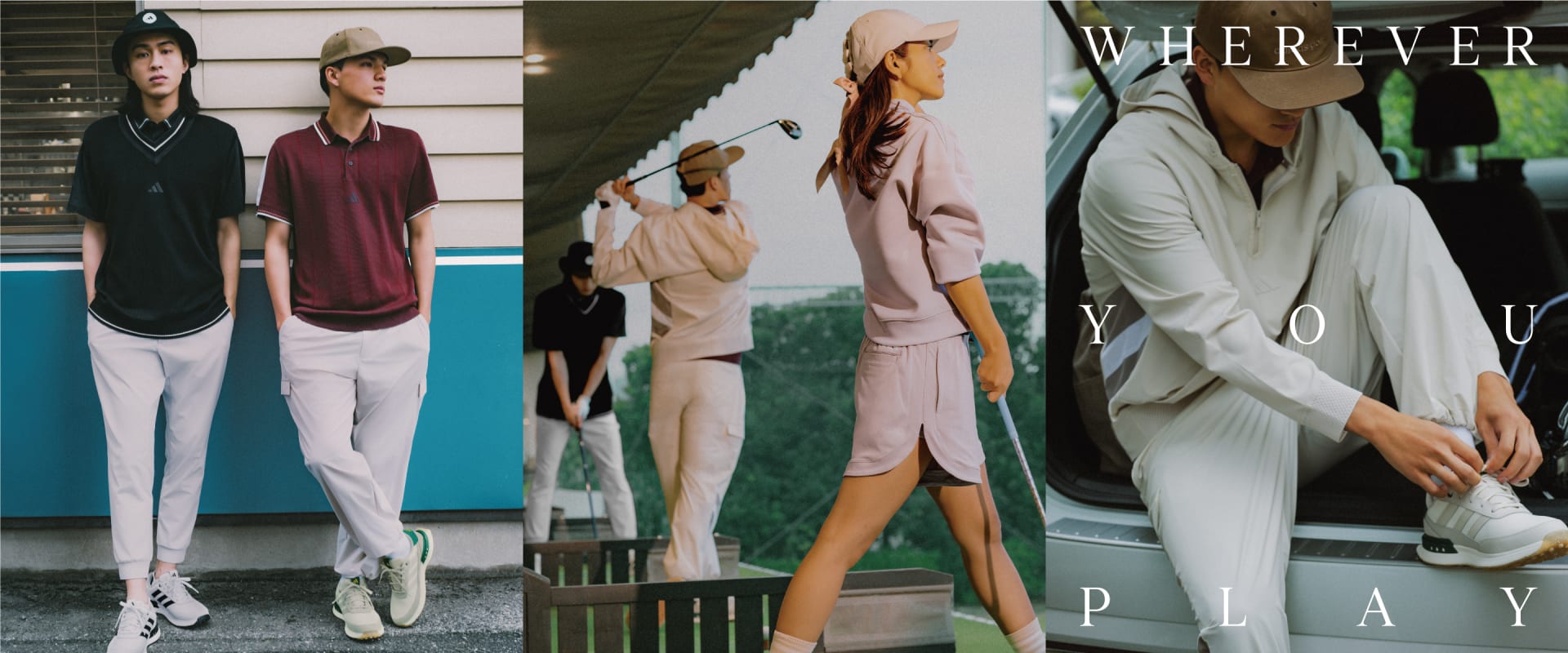 adidas Golf/アディダスゴルフ フーディ＆ジョガーパンツ