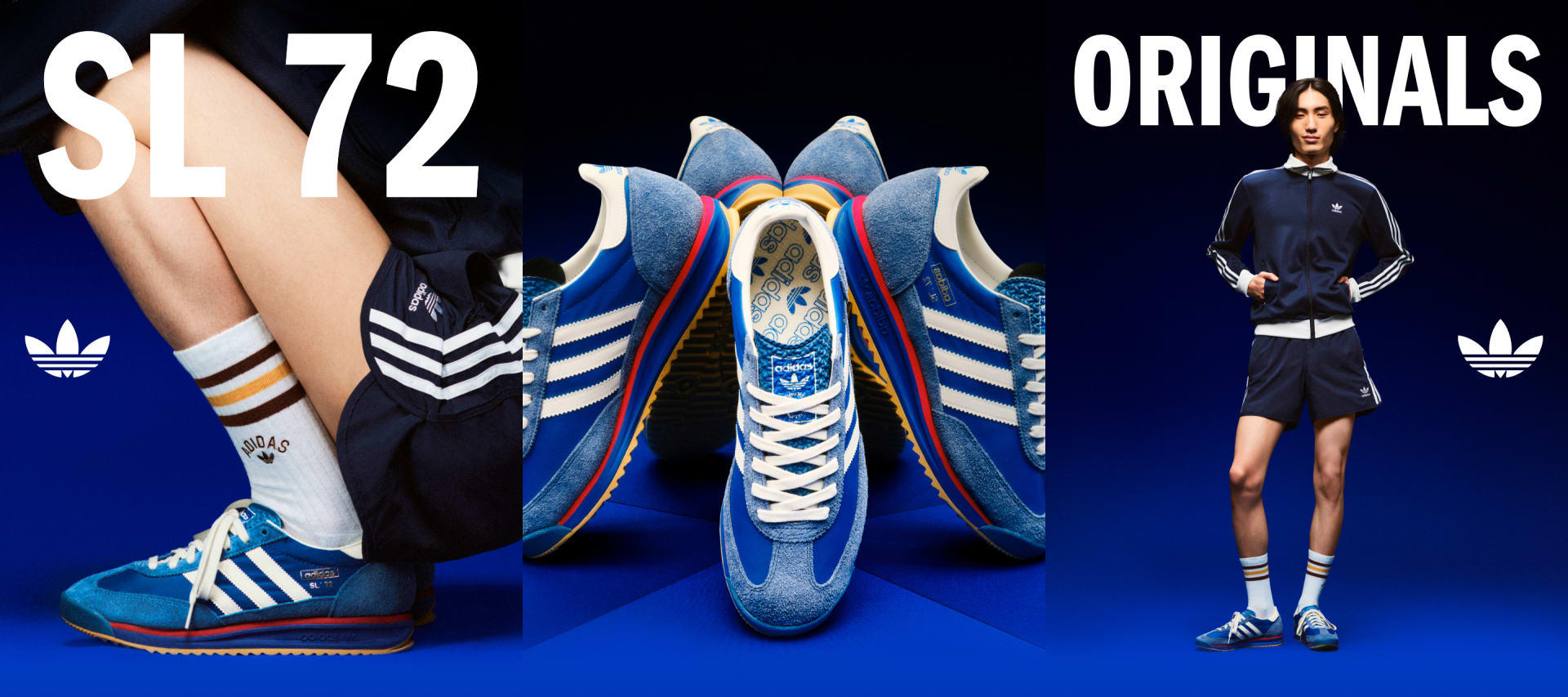 adidas SL 72 RS Ayakkab Mavi adidas Turkiye