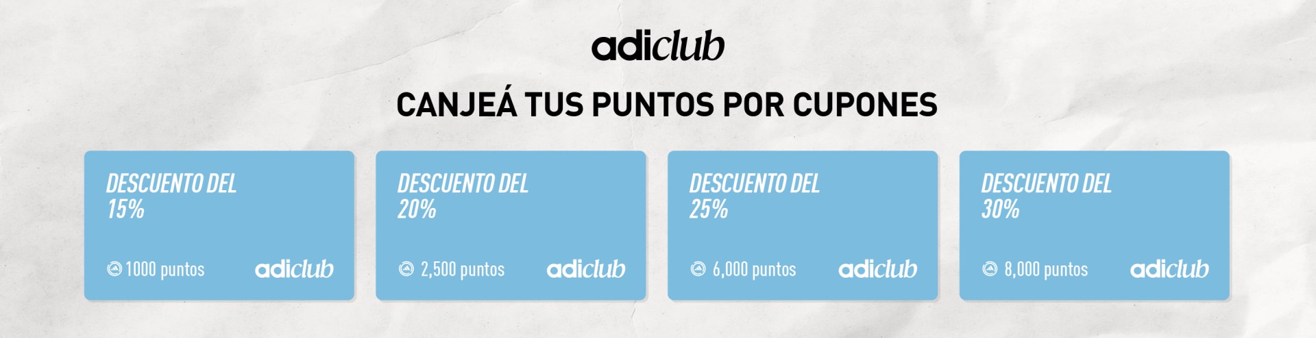 Exclusivo para miembros de adiclub adidas Argentina