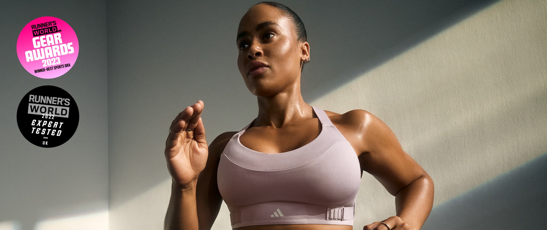 adidas FastImpact Luxe Run High Support Bra Multicolour adidas UK