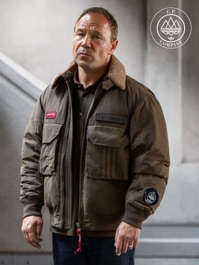 An image of Stephen Graham wearing the latest adidas SPZL x C.P. Company collection
