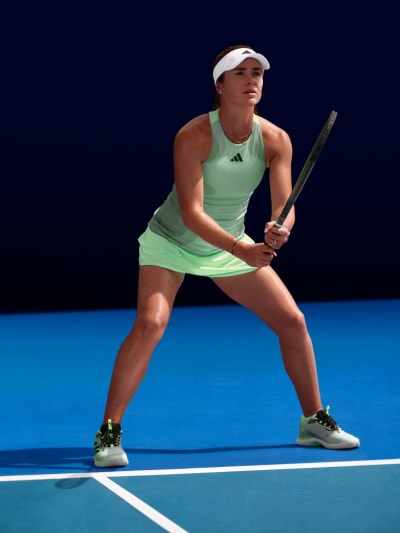 Elina Svitolina playing tennis in the new Melbourne collection.