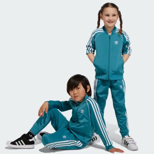 Kids adidas tracksuit hotsell