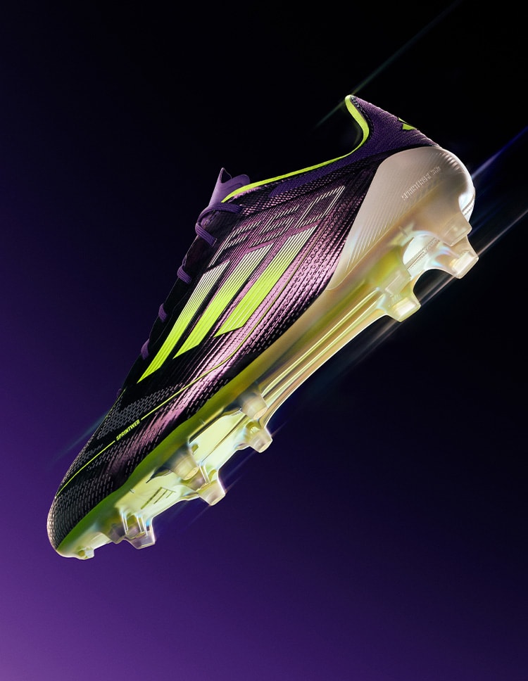 Adidas f50 purple green best sale