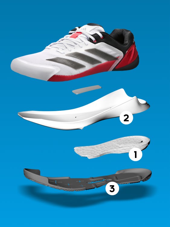 adidas Crazyquick BOOST Padel Schuh WeiB adidas Deutschland