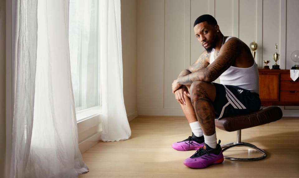 Damian lillard shoes purple store