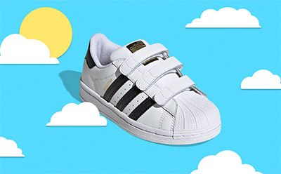 20 Vintage baby Unisex wit leer ADIDAS Kant casual trainers schoenen maat 4 Schoenen Jongensschoenen Laarzen 