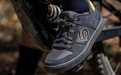 Close up image of an adidas Five Ten Freerider mountain biking  shoe