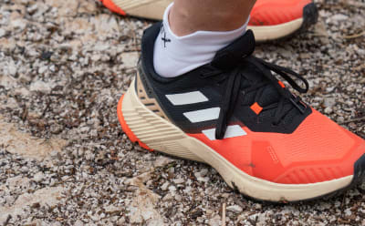 Closeup image of the  adidas Soulstride shoe