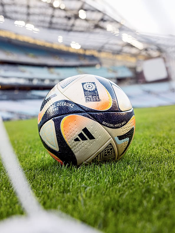 Bola de Futebol Campo Adidas Copa do Mundo 2022 Al Rihla Training -  Branco+Azul