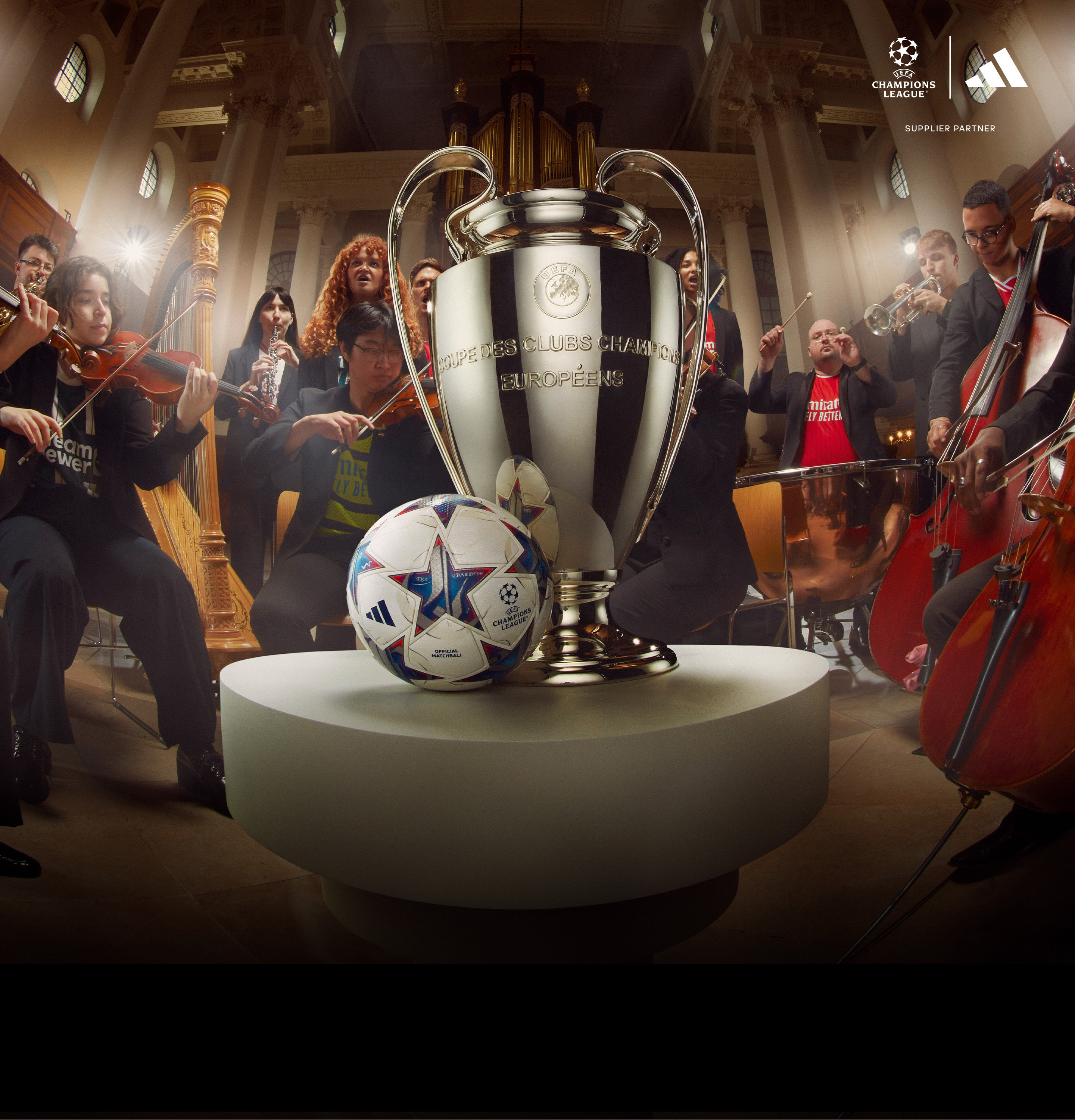 Bola de Futebol de Campo adidas UEFA Champions League Jogo Oficial