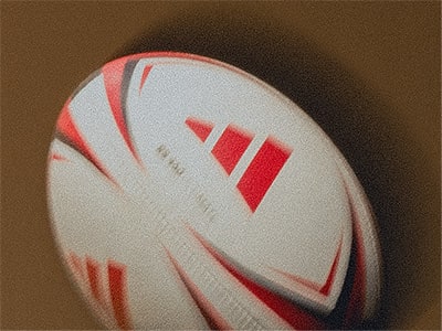 close up rugby ball