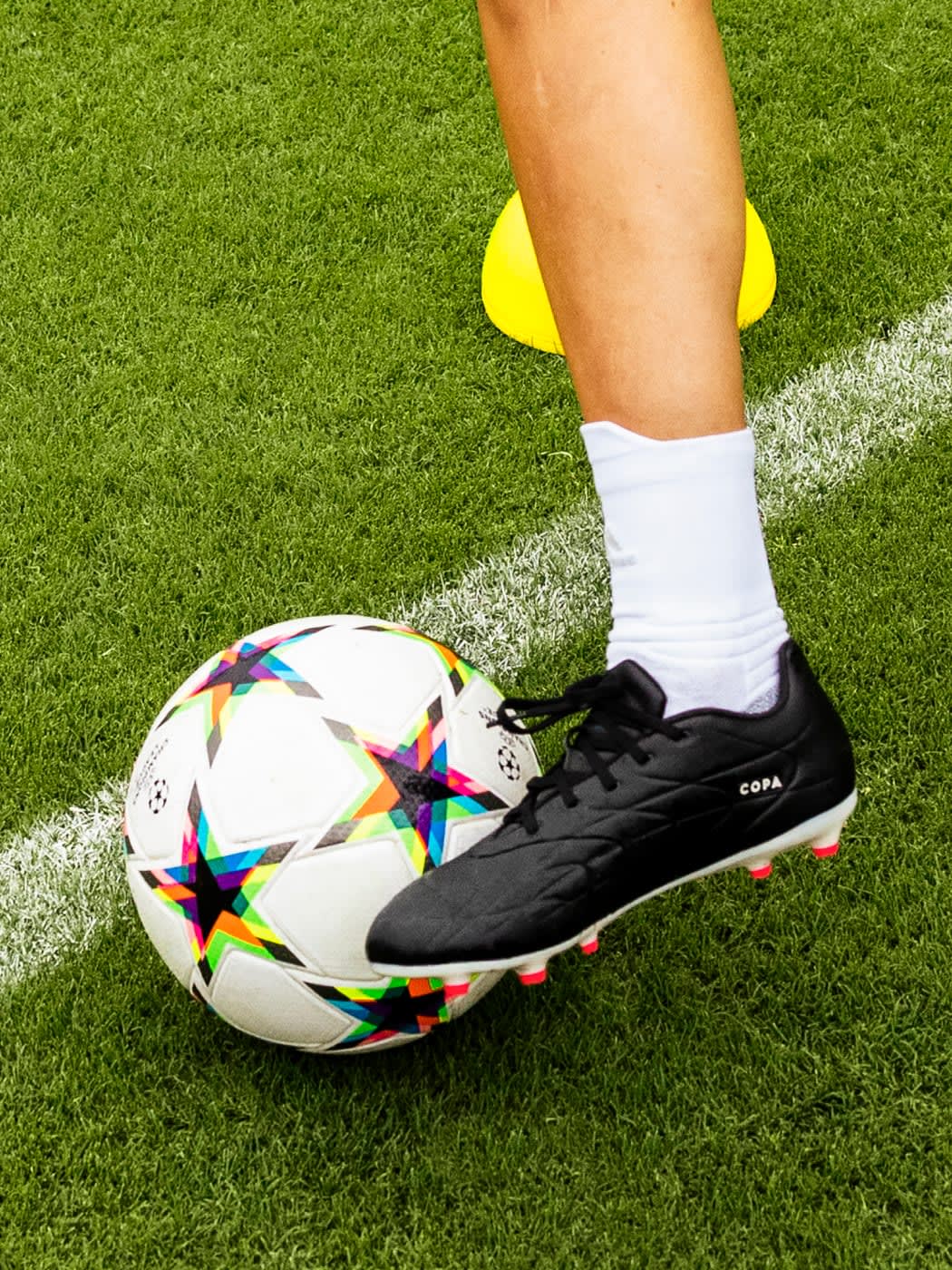 Adidas soccer cleats with sock top