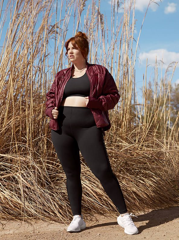 Women wearing new adidas x Karlie Kloss collection.