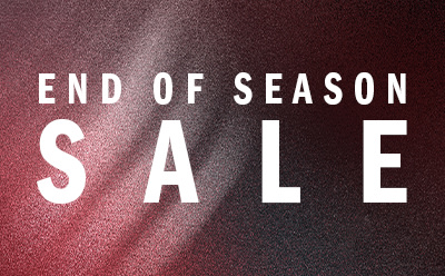 The image displays the text "END OF SEASON SALE" against a burgundy-colored background.