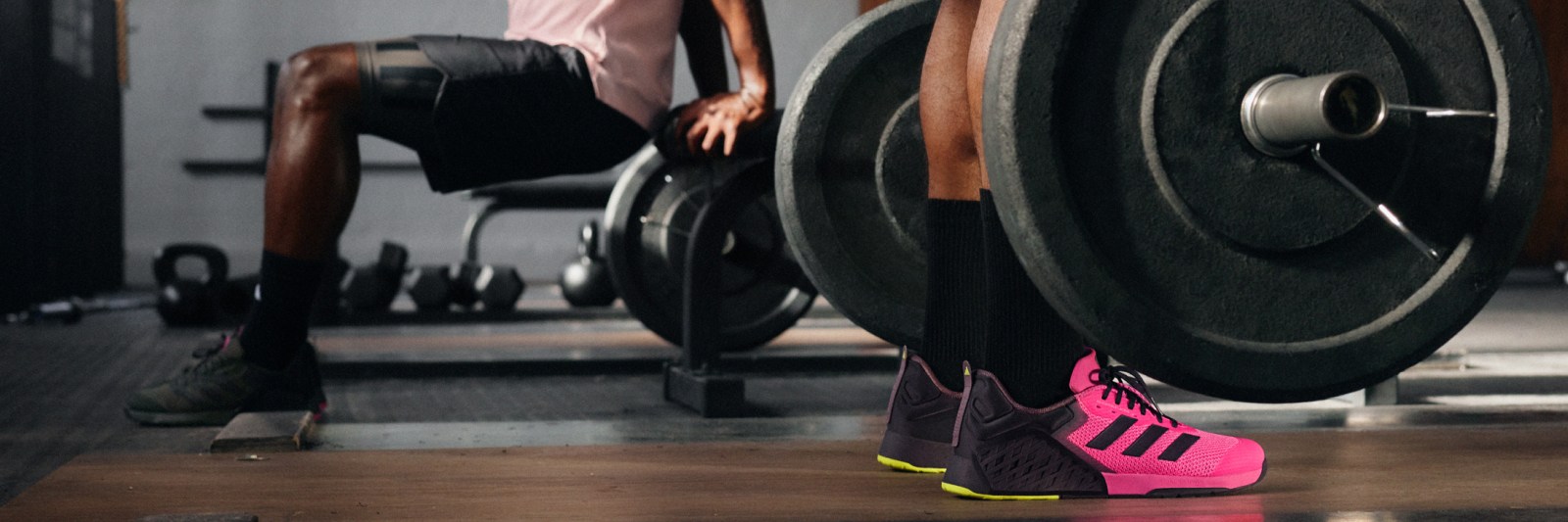 adidas-close-up-strength-training-shoes-pink-black-weights