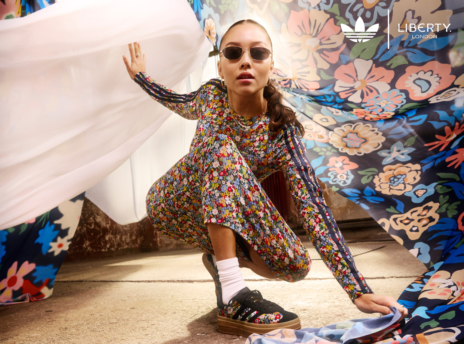 ★adidas OG x LIBERTY LONDON W★サンバ OG★ホワイト★ adidas Samba OG X Liberty London Shoes - White | Free