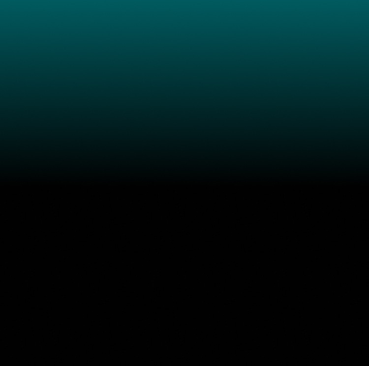 A dark, gradient background transitioning from a deep teal at the top to a solid black at the bottom.