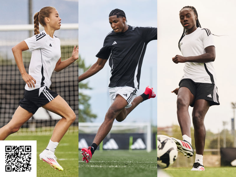 Three footballers wearing the F50, Predator and Copa football boots