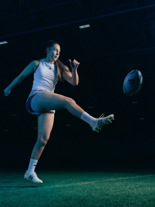 Four images showing Black Ferns players Holly Aitchison, Renee Holmes, Sadia Kabeya and Stacey Waaka in action on the field