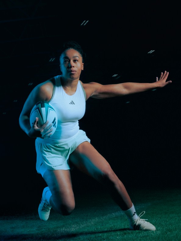 Four images showing Black Ferns players Holly Aitchison, Renee Holmes, Sadia Kabeya and Stacey Waaka in action on the field