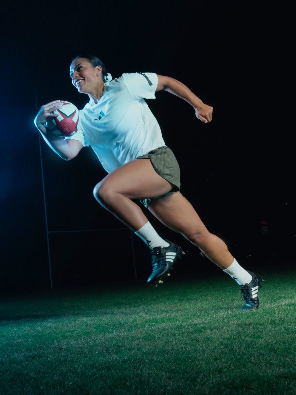 Four images showing Black Ferns players Holly Aitchison, Renee Holmes, Sadia Kabeya and Stacey Waaka in action on the field