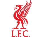 A red, winged bird-like creature, which appears to be the logo of the Liverpool Football Club, is prominently displayed against a plain white background.