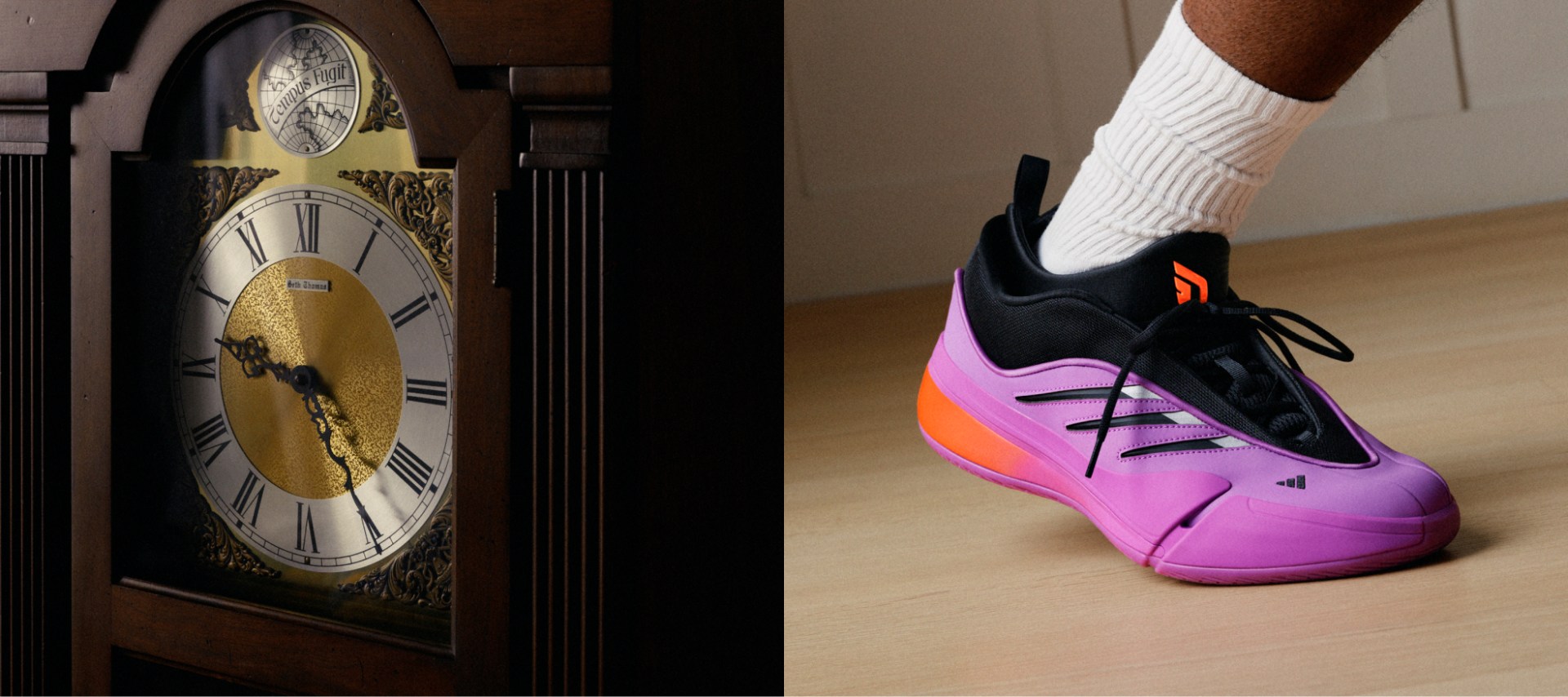 アディダス DAME 9 LOW TRAINERS パープル　箱つき アディダス DAME 9 LOW TRAINERS パープル 箱つき - メルカリ