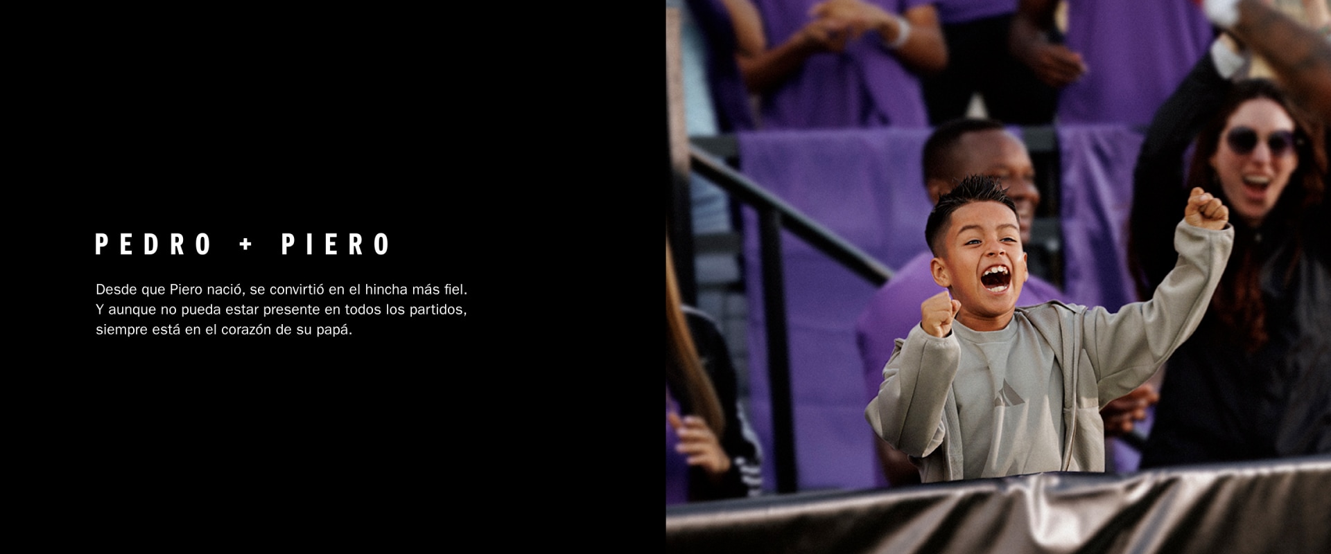 A person in a white shirt is performing on stage with a purple backdrop.