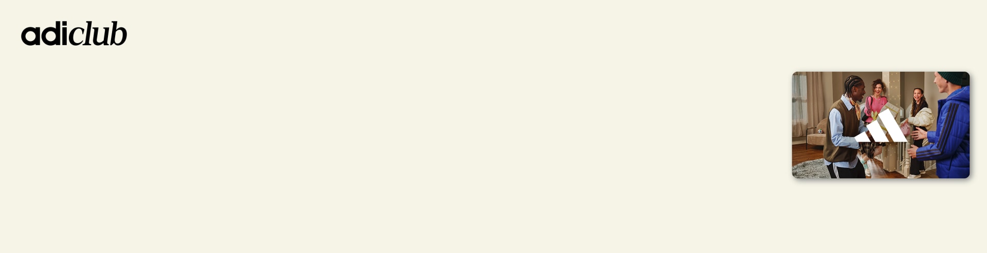 A plain, off-white background fills the entire frame.