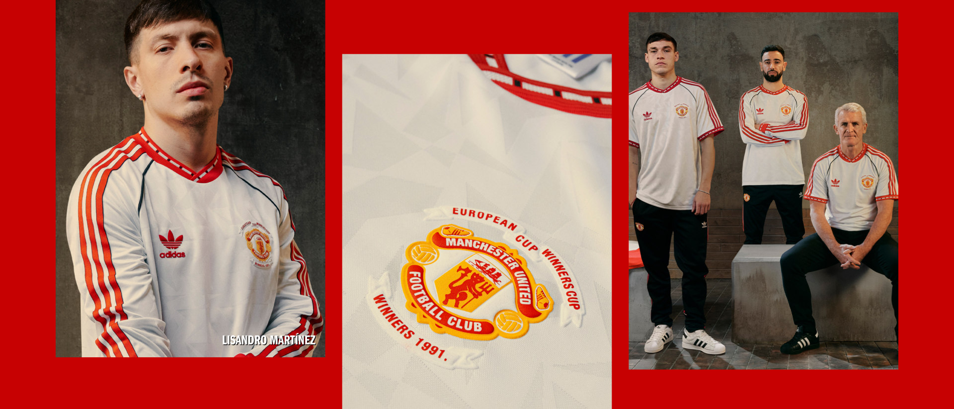 adidas Manchester United '91 Away Jersey - White | adidas UK