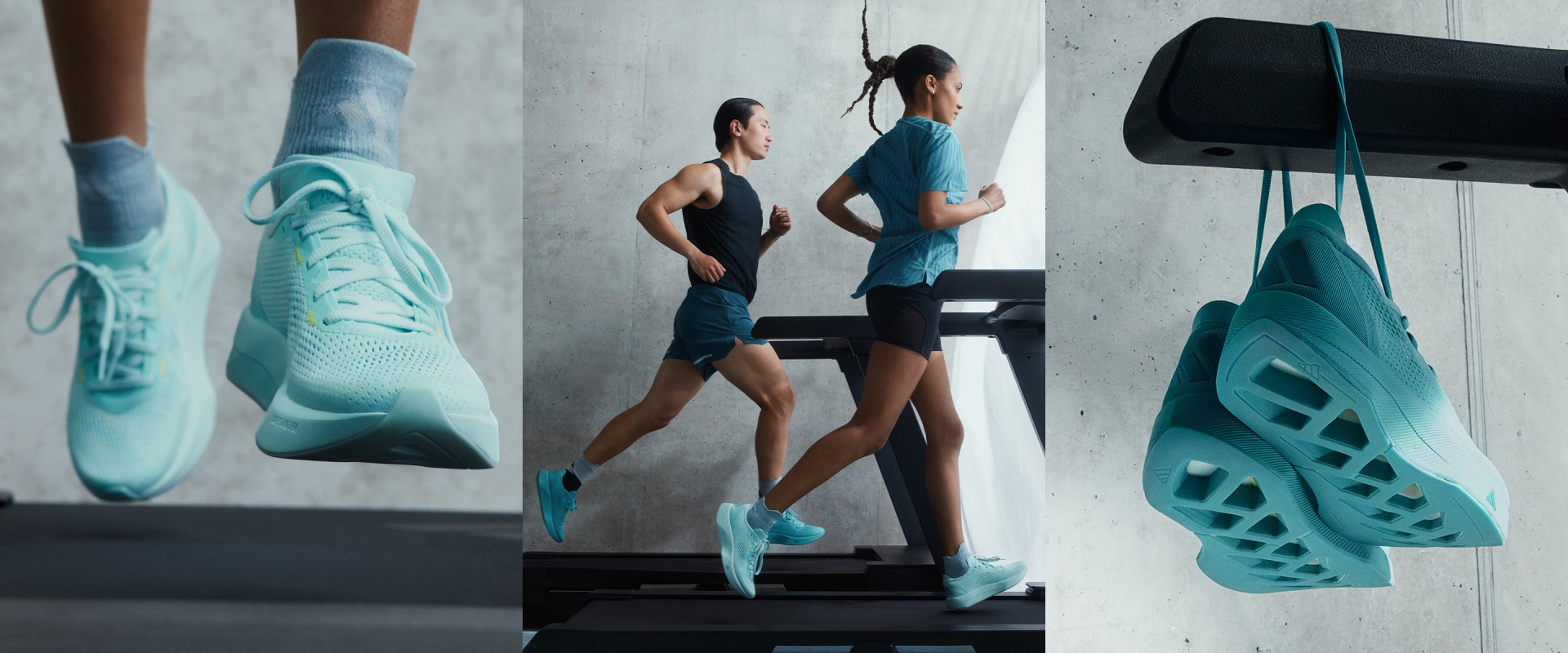 adidas ウォーキング・ランニングウェア 4点セット アディダス 4DFWD 4 ランニング / 4DFWD 4 Running - ブラック