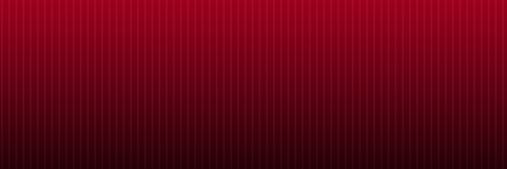 A deep red, vertically striped background fills the frame, creating a bold and vibrant visual.