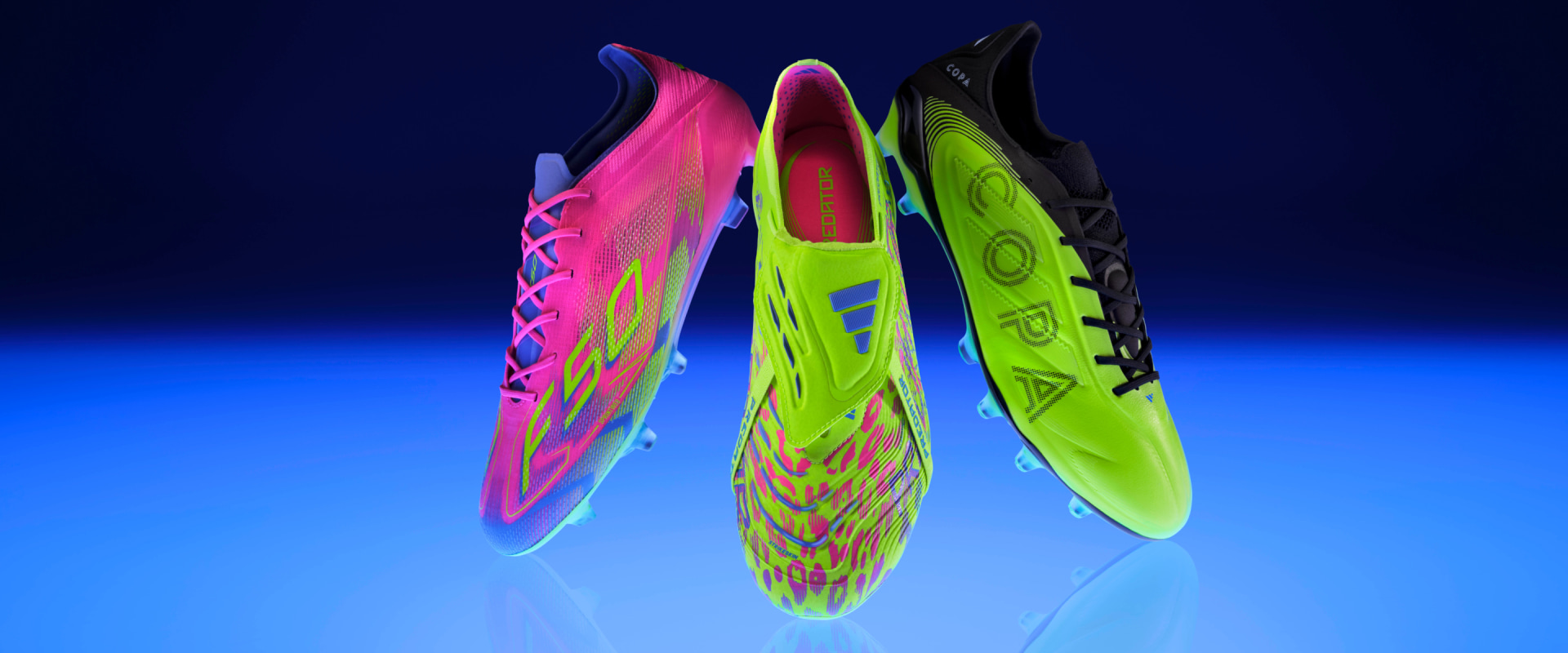 neon colored soccer cleats