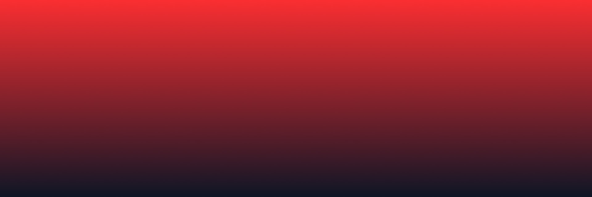 A vibrant gradient transitioning from a deep, fiery red to a rich, dark blue, creating a visually striking and captivating background.