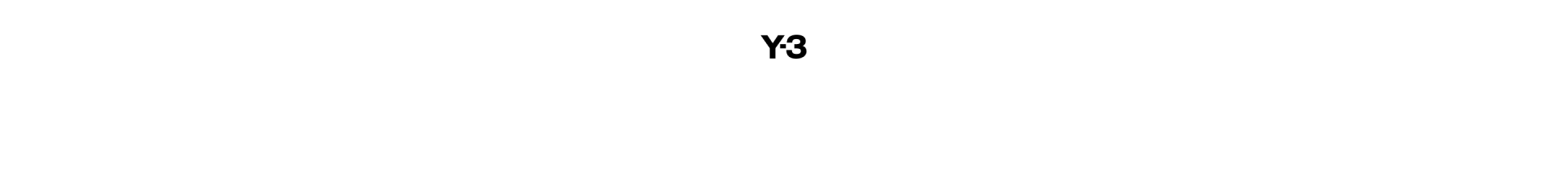 A white background with a small Y-3 logo.