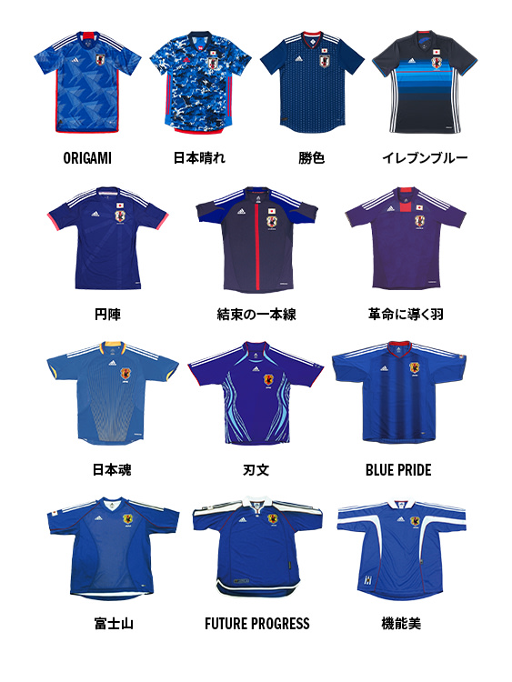 サッカー日本代表ユニフォーム2002❗️ サッカー日本代表 歴代