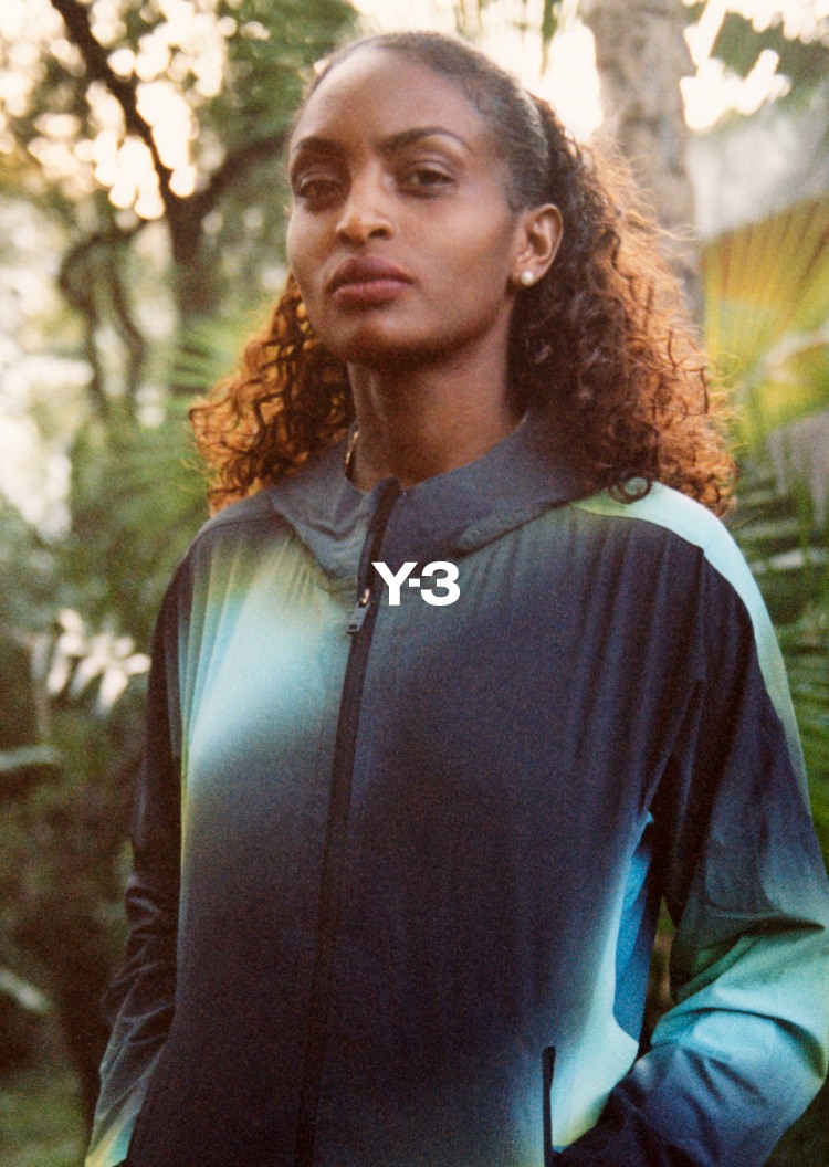 A close up video of Tigst Assefa spotlighting the shorts from Y-3's ADIZERO Running collection.