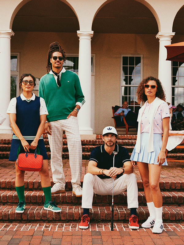 Golfers wearing the Originals golf collection