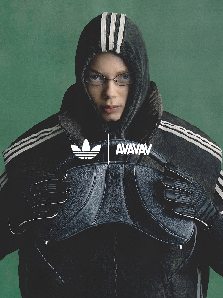 Person playing sports wearing the adidas Originals x Avavav collection.