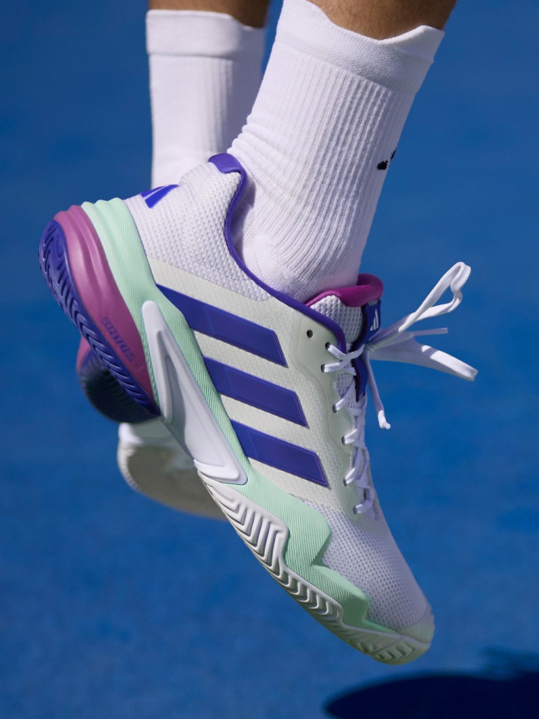 Focus on the Barricade tennis shoe